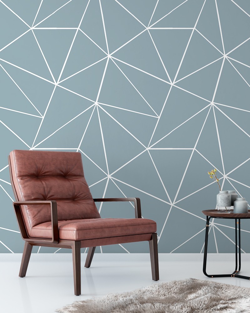 Papel de Parede Zara Elegance Fundo Azul