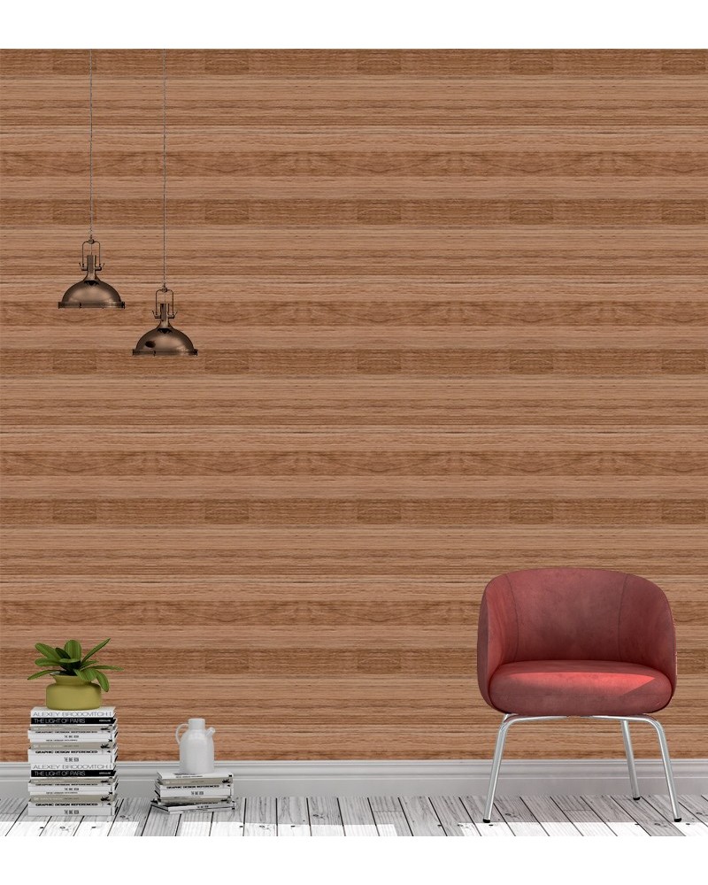 Papel de Parede Madeira Marrom Adesivo Autocolante