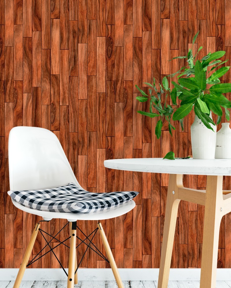 Papel de Parede Madeira Mogno Adesivo Autocolante